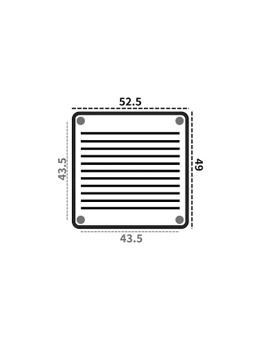 Grille extérieure Daikin, code 1839016 pour unité extérieure
